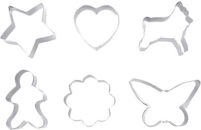 ArteLibre Metallic Cookie Cutter 6pcs 06510225