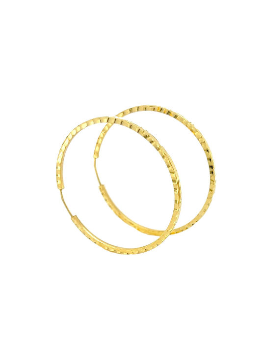 Xryseio Earrings Hoops made of Gold 14K