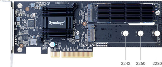 Synology PCIe Controller with 2 M.2 Ports