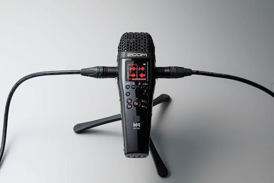 Zoom M4 MicTrak Πολυκάναλος Ψηφιακός Φορητός Εγγραφέας Μπαταρίας για Εγγραφή σε Κάρτα Μνήμης με Phantom Power και Τροφοδοσία USB