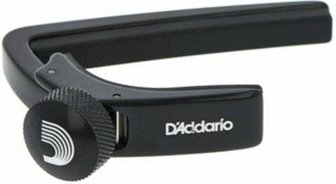 Daddario Kapodaster Typ Klemme für Bass / Klassische Gitarre Classical Pro Capo Schwarz in Schwarz Farbe