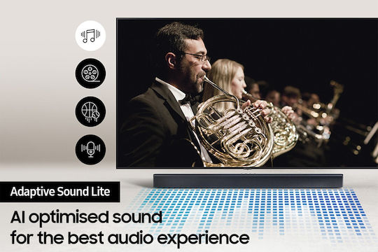 Samsung Soundbar 2 Bluetooth and HDMI 40W with Remote Control Black HW-C400/EN