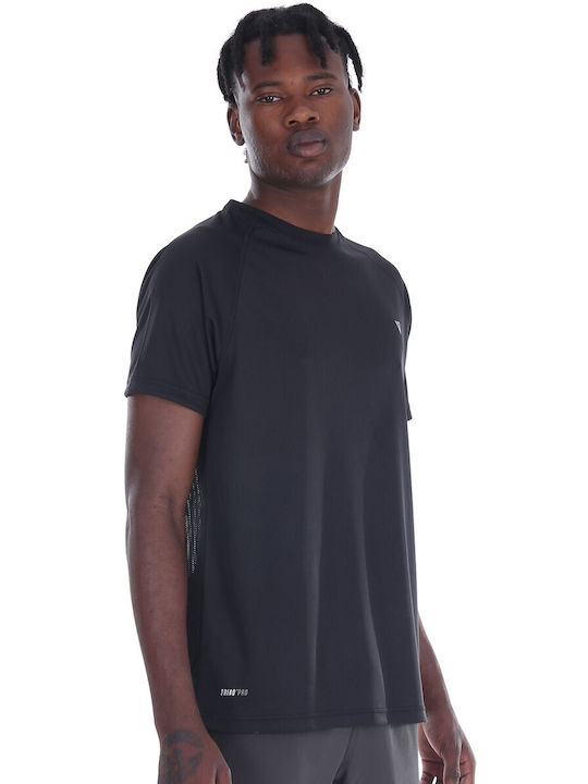 Magnetic North Men's Athletic T-shirt Short Sleeve Black