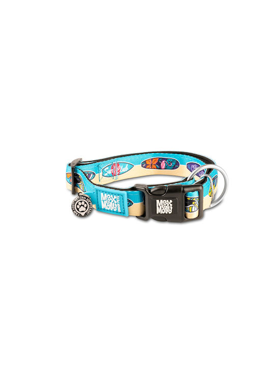 Max & Molly Tropical Dog Collar 10mm x 22 - 35cm XSmall Turquoise