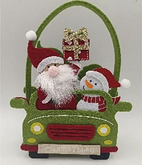 Iliadis Weihnachtliche Figur Korb Grün Höhe 20cm