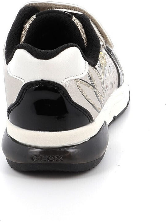 SPACECLUB Kids Sneakers Anatomic with Scratch & Lights Gold