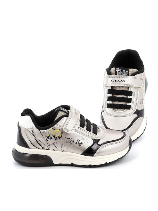 SPACECLUB Kids Sneakers Anatomic with Scratch & Lights Gold