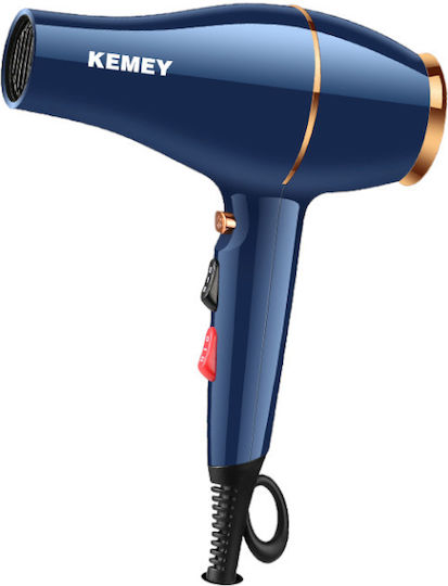 Kemei Сешоар 3500W Blue