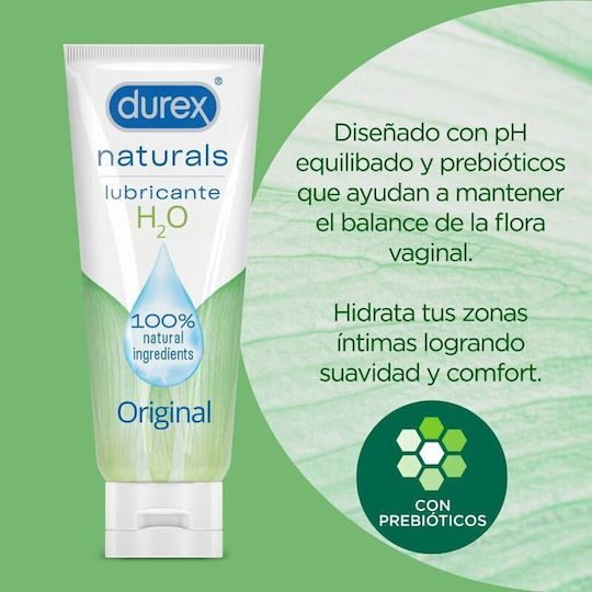 Durex Naturals Intimate Gel Πρωκτικό Κολπικό Λιπαντικό Gel 100ml