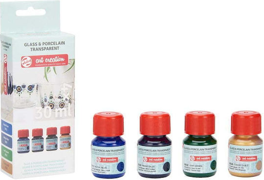 Royal Talens Art Creation Glass Craft Pigment Multicolour for Porcelain and Glass 30ml
