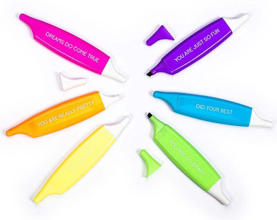 Tri-Coastal Design Highlighters Multicolour 6pcs