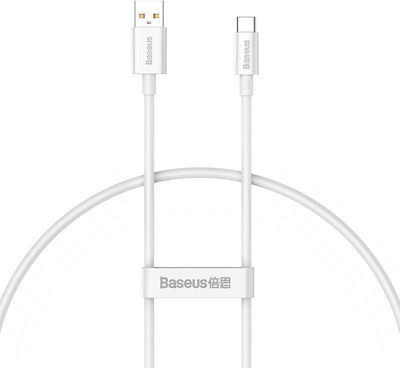 Baseus Superior USB 2.0 Cable USB-C male - USB-A male 100W White 0.25m (P10320102214-00)