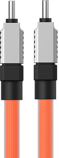 Baseus CoolPlay USB 2.0 Cable USB-C Male - USB-C 100W PD Orange 1m CAKW000207