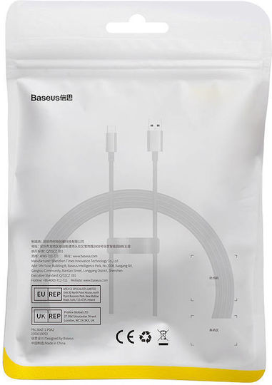 Baseus Superior USB 2.0 Cable USB-C Male - USB-A 100W PD Black 1.5m P10320102114-01