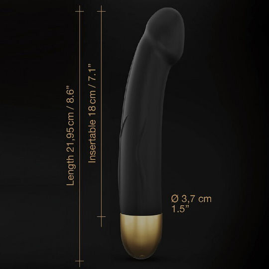 Dorcel Real Vibration M 2.0 Ρεαλιστικός Δονητής 22cm Black / Gold