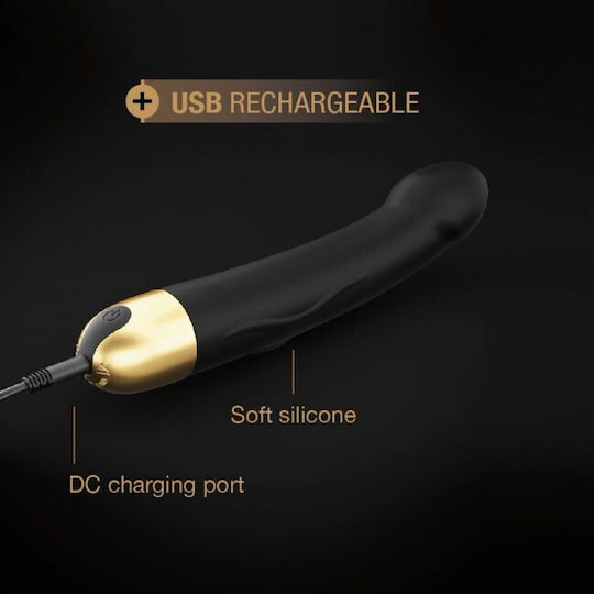 Dorcel Real Vibration M 2.0 Ρεαλιστικός Δονητής 22cm Black / Gold