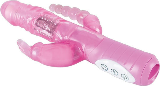 You2Toys 3x Motor 3x Lust Dublu Vibrator 22cm Roz