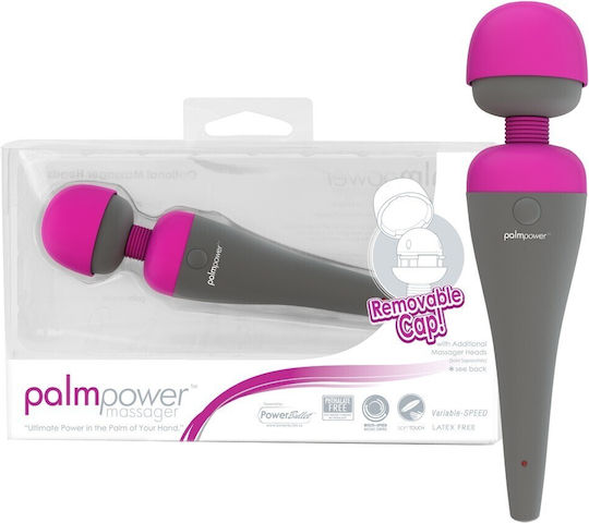 Palm Power Mini Δονητής Μασάζ 19.5cm Grey