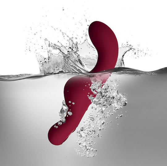 Rocks Off Ruby Glow Blush Vibrator G-Punkt mit Fernbedienung Prostata- und G-Punkt-Vibrator 17.5cm Rot