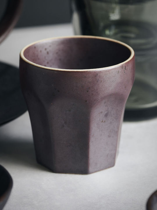 Espresso ceramic cup House Doctor Berica Brown h: 6.3 cm, dia: 6.2 cm