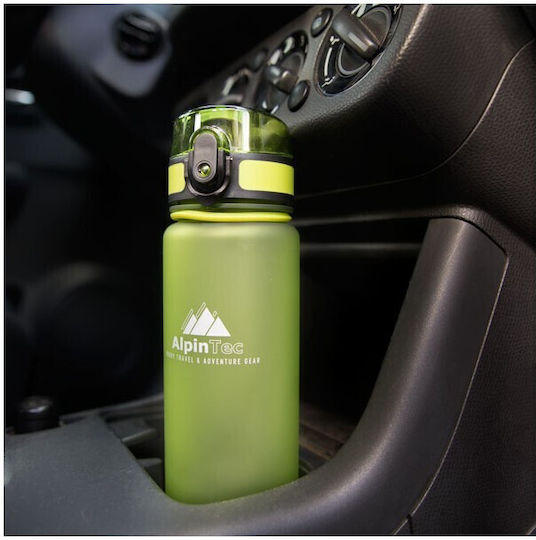 AlpinPro Mermaid Kids Water Bottle Thermos Plastic with Straw Non Spill Mermaid 350ml