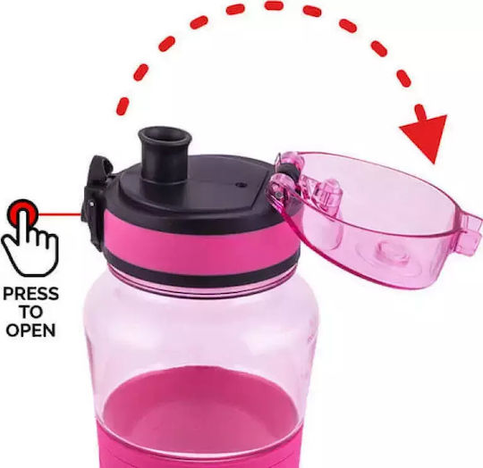 AlpinPro Mermaid Kids Water Bottle Thermos Plastic with Straw Non Spill Mermaid 350ml