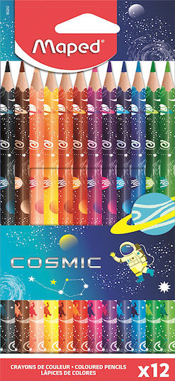 Maped Cosmic Ξυλομπογιές Σετ 12 χρώματα