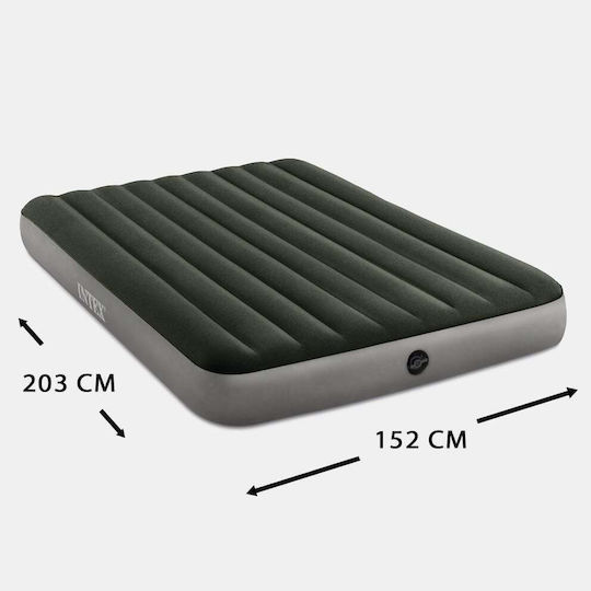 Intex Inflatable Sleeping Mattress Prestige Downy Queen 203x152x25εκ.