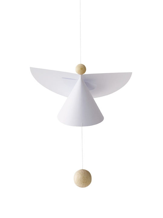 Flensted Mobiles Weihnachtliche Figur Cherub Weiß Höhe 67cm