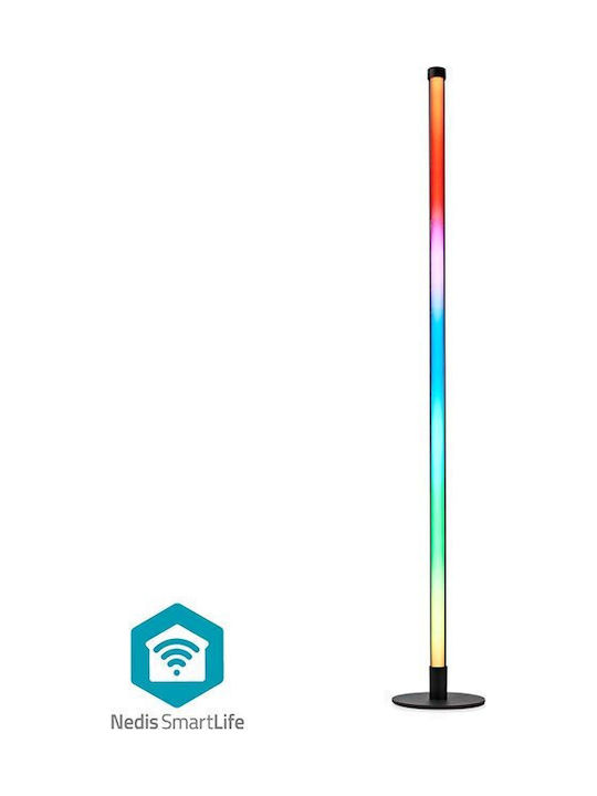 Nedis Lampă de podea LED Î100.5xL15cm. cu Lumină RGBW Negru