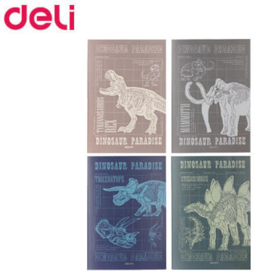 Deli Notebooks Ruled 40 Sheets Multicolour 12pcs
