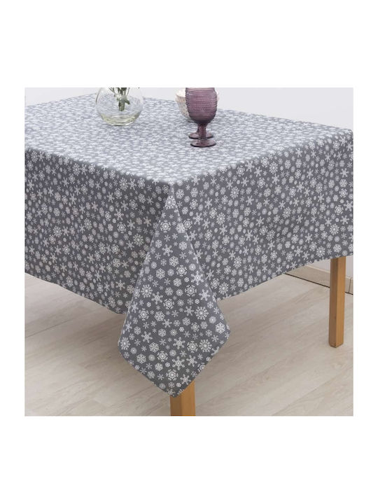 Dimeco Dimeco 8581 Christmas Tablecloth Fabric Gray L260xW140cm.