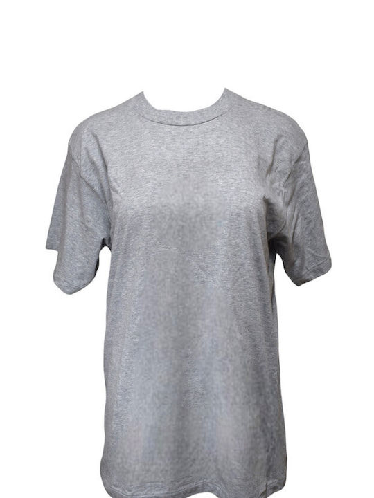 Apple Boxer 0410400 Men's Short Sleeve Undershirt Light Grey