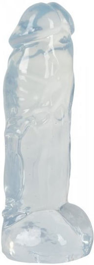 You2Toys Crystal Clear Realistisches Dildo mit Hoden Transparent 23cm