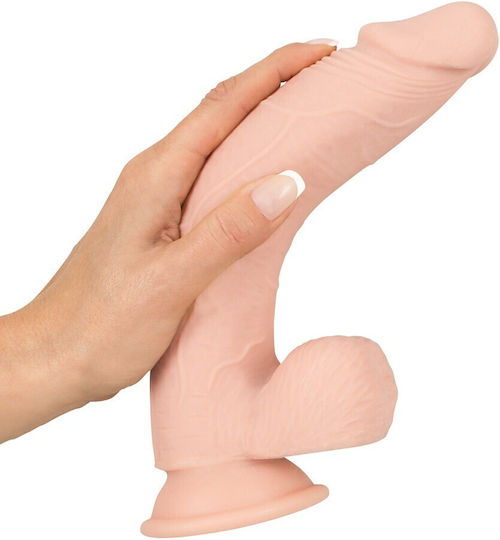 Nature Skin Dildo realist Cu ventuză Flesh 24cm