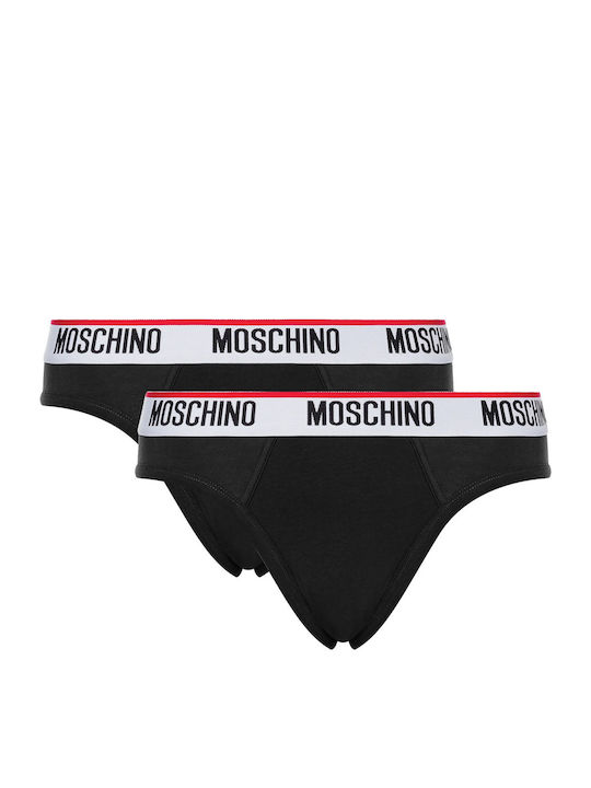 Herren Slips Schwarz 2Packung