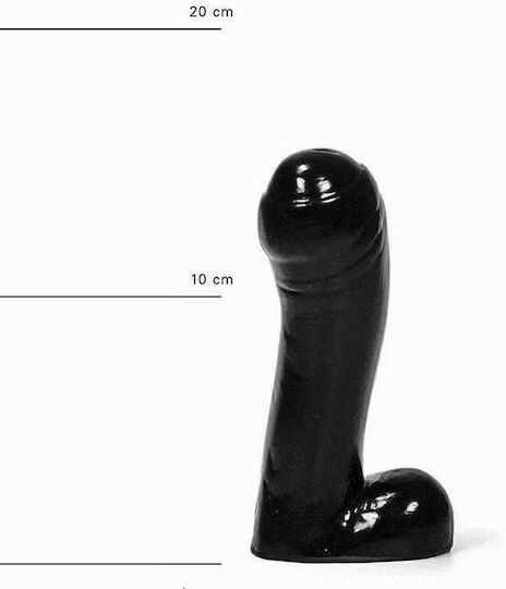 All Black Dildo Πρωκτικός Δονητής Μαύρος 15cm