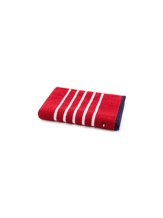 Tommy Hilfiger Facecloth Cape Cod 50x100cm. Red