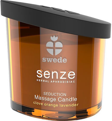 Swede Senze Herbal Aphrodisiac Massage seduction Candle Clove, Orange, Lavender 50ml