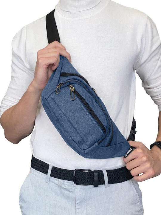 Benzi Men's Waist Bag Blue