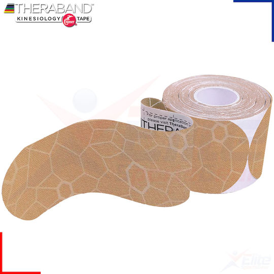 Thera-Band Pre-Cut Ταινία Κινησιοθεραπείας 5cm x 5m Μπεζ