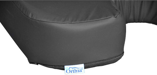 Orthia Μαξιλάρι Καθίσματος για Κόκκυγα με Οπή 42x36x8.5cm σε Μαύρο χρώμα 2401908