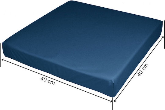Orthia Μαξιλάρι Καθίσματος 40x40x6cm σε Μπλε χρώμα 2401902