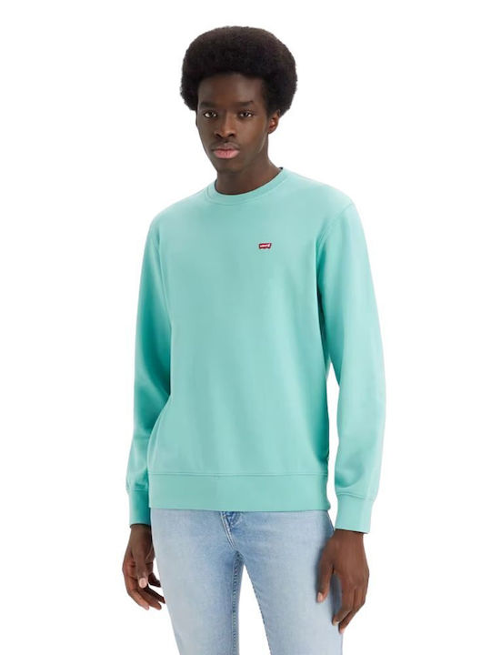 Original HouseMark Sweatshirt with Hood Wasabi-blue