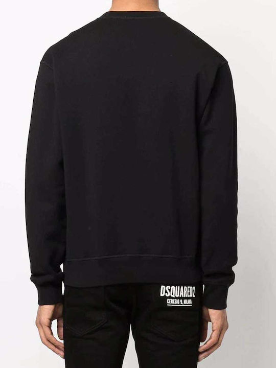 Dsquared2 Herren Sweatshirt mit Kapuze Schwarz