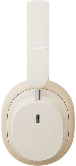 Baseus Bowie D05 Wireless / Wired Over Ear Headphones with 70 hours of Operation Creamy White