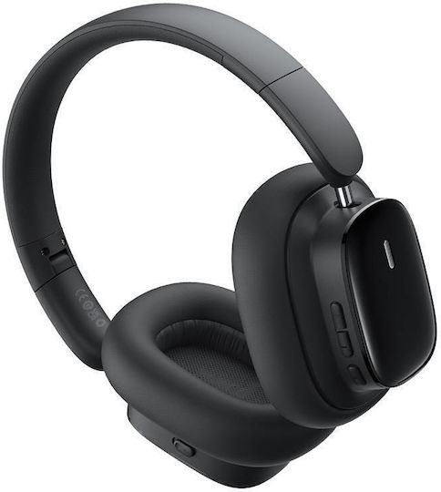 Baseus Bowie H1i Wireless / Wired Over Ear Headphones with 100 hours of Operation and Quick Charge Black
