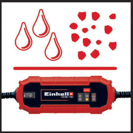 Einhell CE-BC 1 M Batterieladegerät & -Wartungsgerät für Auto 12V