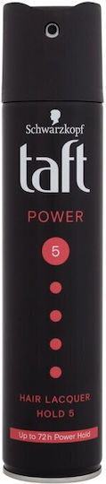 Taft Power Red 5 Power Mega Strong Λακ για Πολύ Δυνατό Κράτημα 250ml