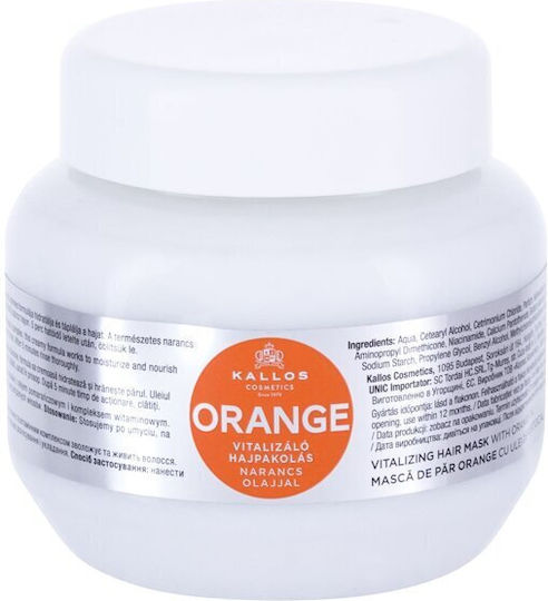 Kallos Orange Hair Mask for Repairing 275ml